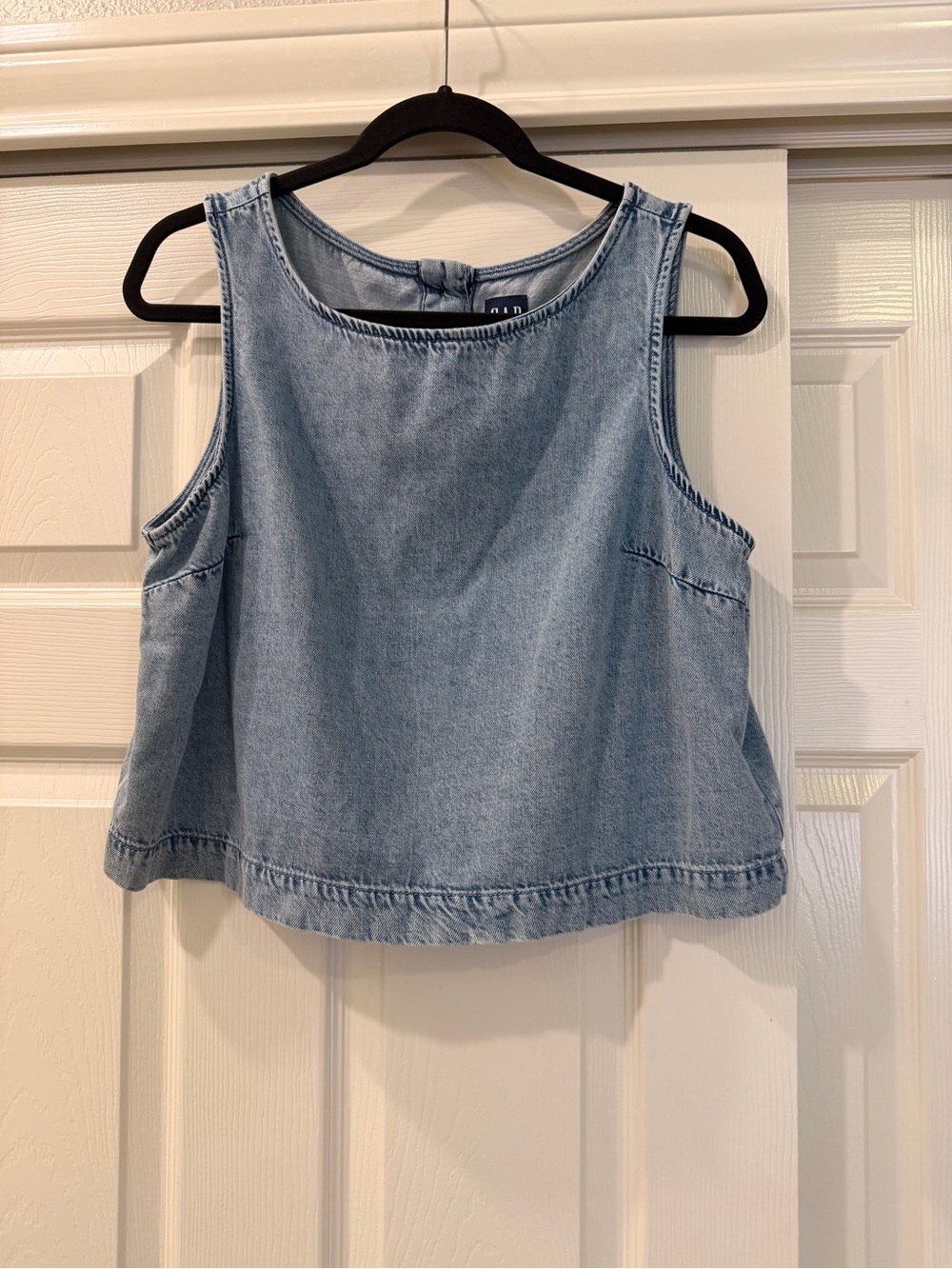 GAP Light Blue Denim Crop Top